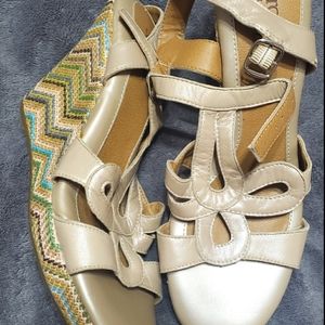 eurosoft memory foam platform wedges - size 9